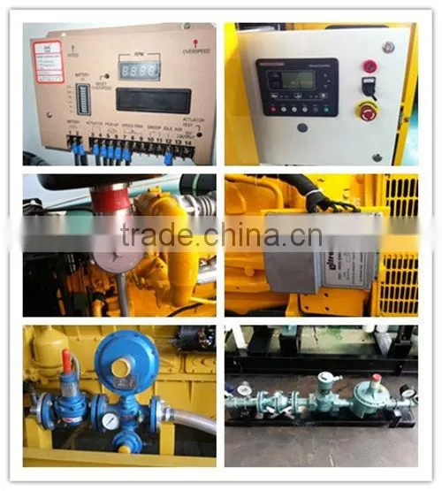 CE Approved silent 80KVA natural gas generator with CHP system