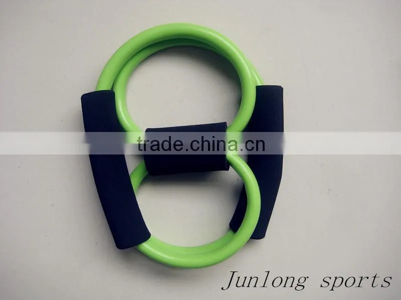 Soft&durable fitness latex colourful chest expander