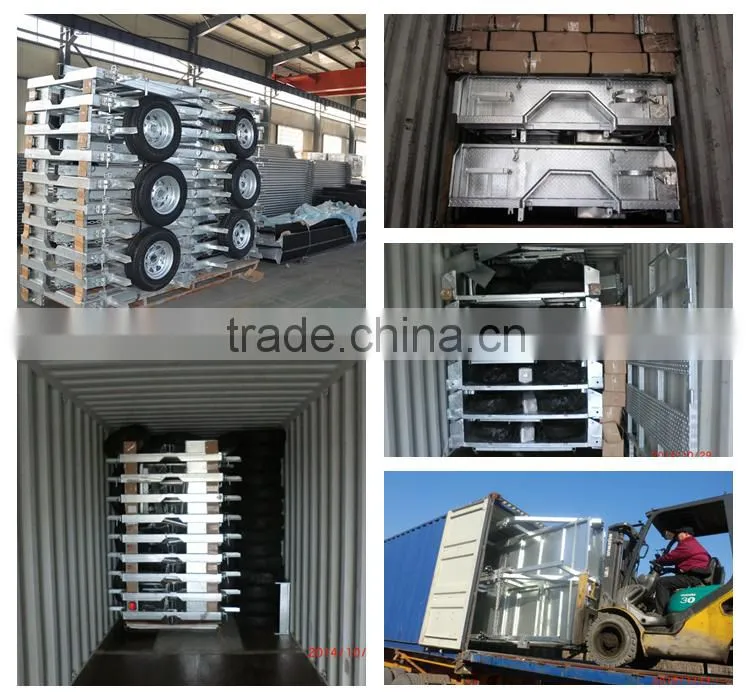 New design Australia Farm tractor trailer hydraulic dump trailer