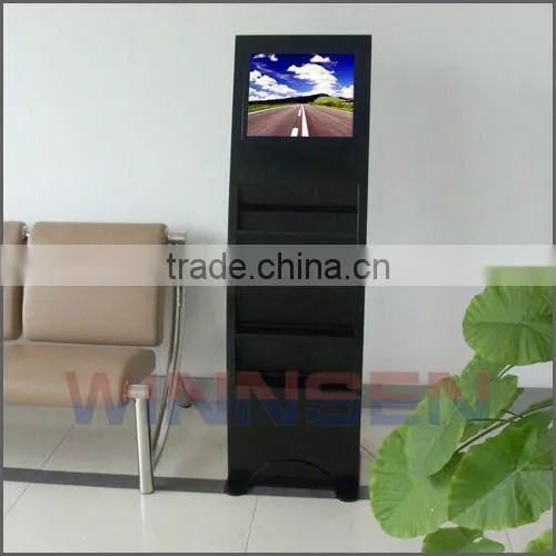 22 Inch floor stand Plug&play LCD Advertising Player, LCD advertisement display, digital signage