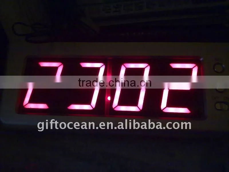 faraway viewable LED display wall clock, LED clocks