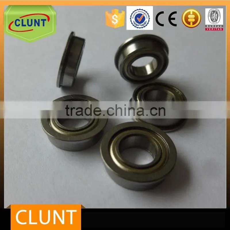 high quality minature flanged deep groove ball bearings F606 zz