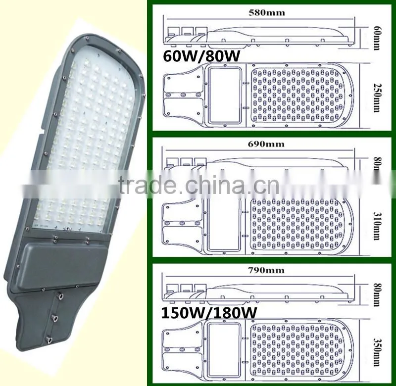 High power outdoor 60w SMD street light led housing from China