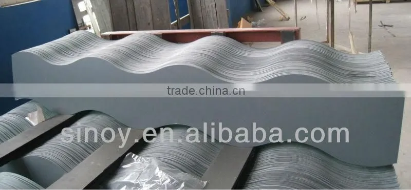 Shaped Mirror in round, oval, wave or other shapes, with different edge treatment