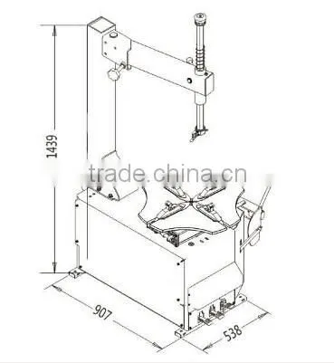Semi- automatic Tire changer for sale with distributor price