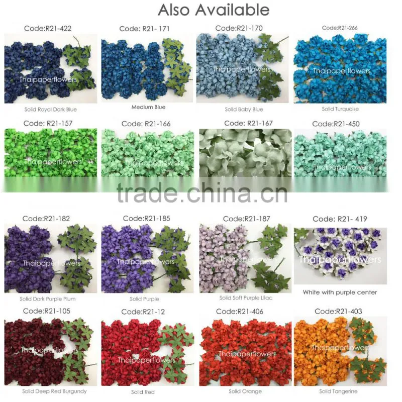 Handmade Mulberry Paper Flower, Wedding Party, Scrap-booking Crafts, Wholesale 21/595