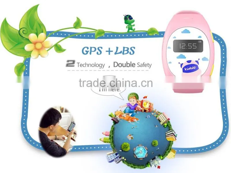 GPS Smart Tracker kids pedometer watch,gps wrist watch for kids