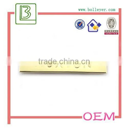 metal plate with custom engraved logo