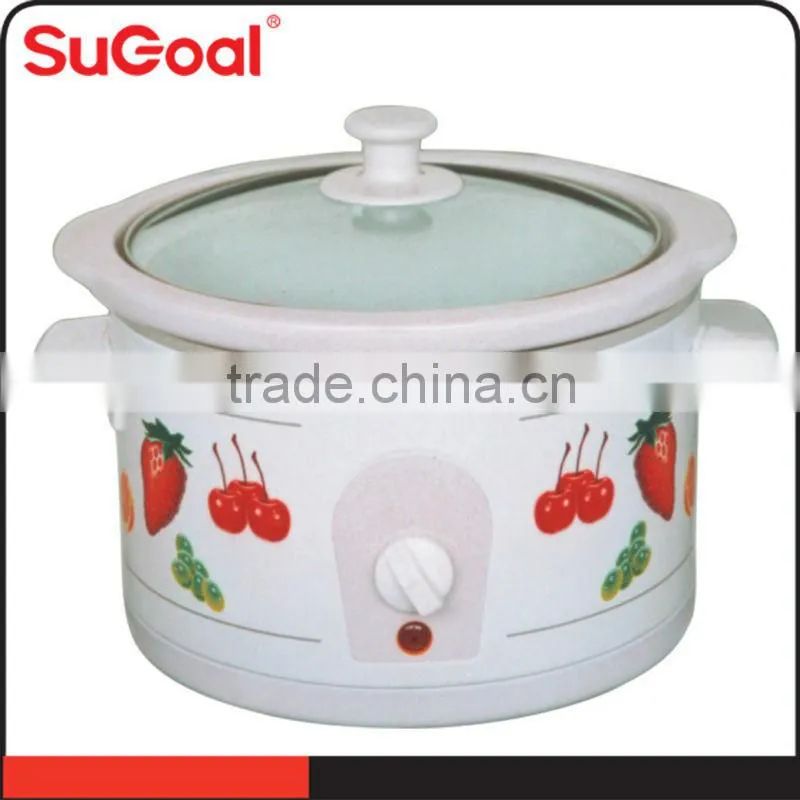 2015 SuGoal stainless steel chinese slow cooker