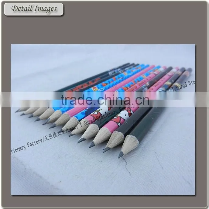 Wooden Cartoon HB Pencil