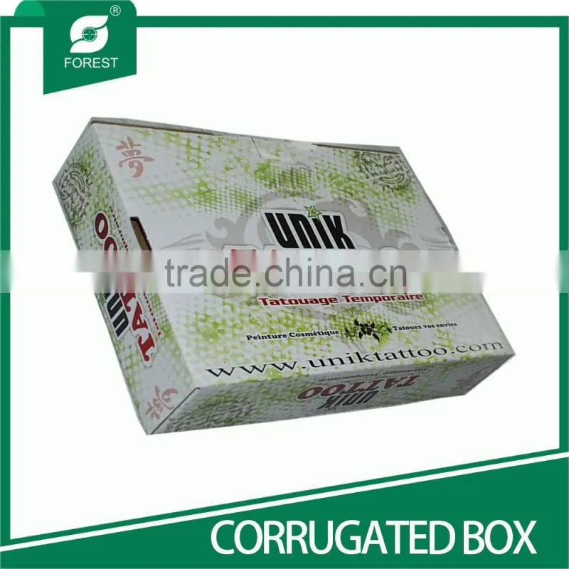 CHINA MADE FOLDED CORRUGATED PAPER BOXES WITH LITHO PRINT