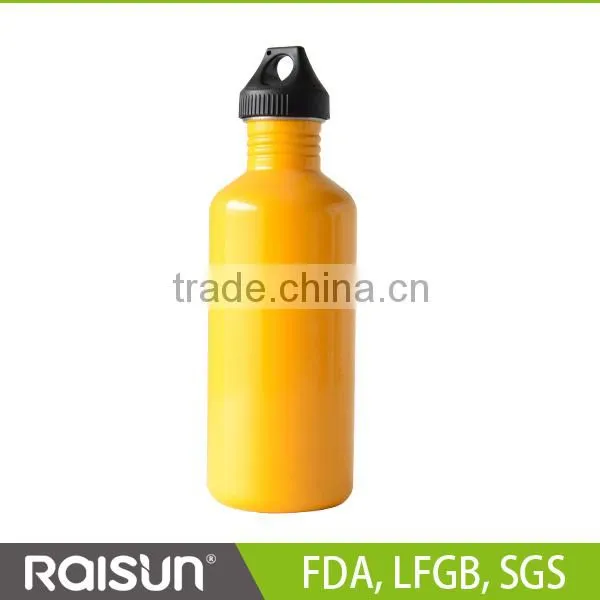 Eco-friendly 18/8 wall stainless steel measuring sports bottle