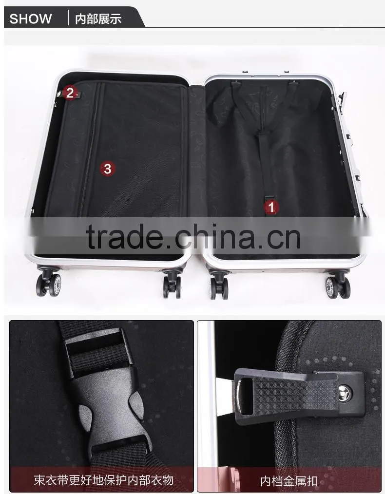 20"24"28" Spinner Wheels Strong Quality Universal Vertical PC Luggage Cases