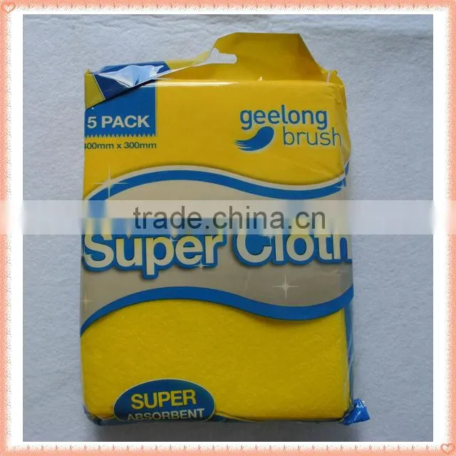 Chocolate color super absorbent nonwoven car wash cloth (Needle Punched Nonwoven Fabric)