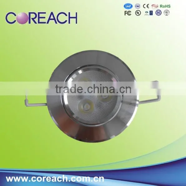 Modern house design 3w 2.5inch led ceiling down light Coreach China market