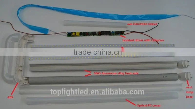 110-277V bend 2ft 600mm led u shaped tube