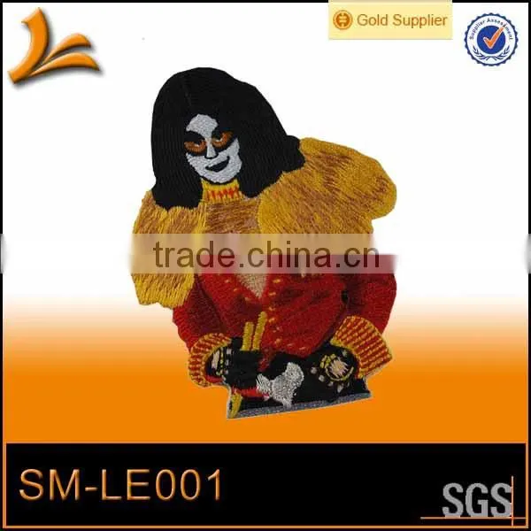 SM-LE006 custom embroidered patches no minimum