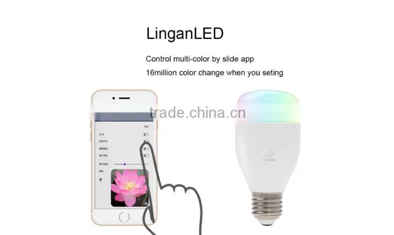 LinganLED smart home products with zigbee smart bulbs