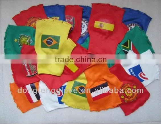 Top Quality Knitted Seamless Soccer Fans Clapper Glove Factory
