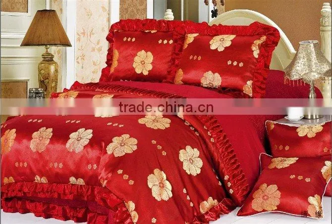 Luxury and high quality European style 6pc bedding set