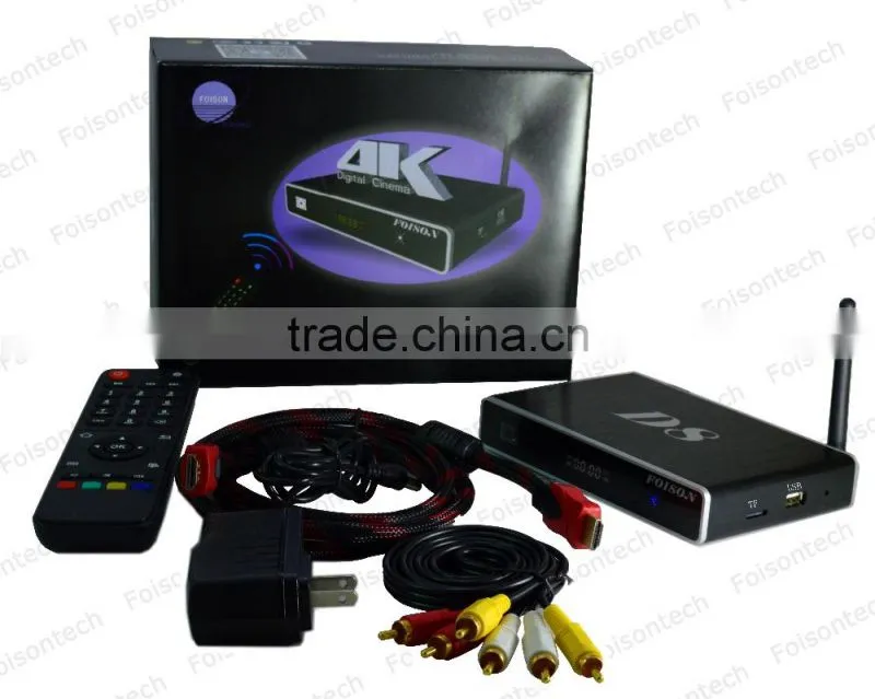 Quad Core androin media player F8 HD WiFi Full 1080P 8GB with metal housing