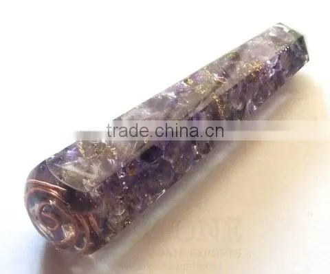Amethyst Orgone Energy Oval | Orgonite Cabachons India | Wholesale Orgone Oval