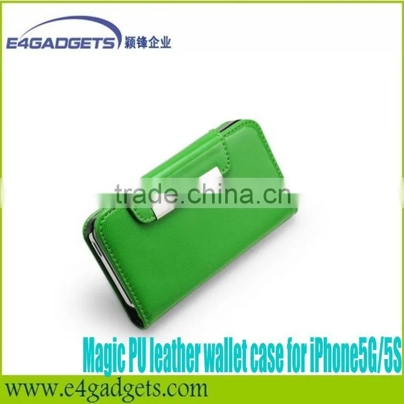 Wholesale case for iphone5 wallet case for Iphone5 Wallet Pouch
