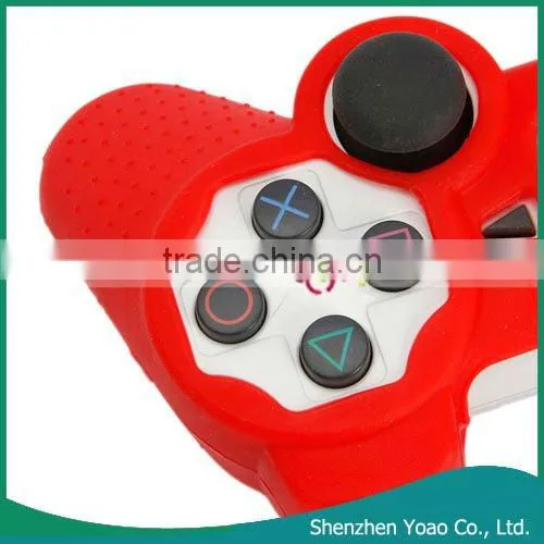 Red Silicone Skin For PS3 Game Controller