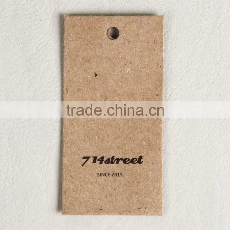 Kraft paper spare button bag with silk screen printing for frock coat