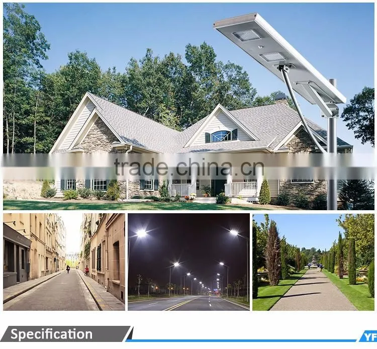 YANGFA Smart sensors solar pv led street light AS01 30W