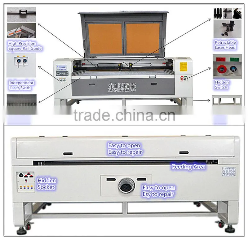 16010 double heads low cost laser die making machine