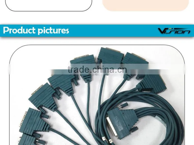 3FT CAB-OCTAL-MODEM Cisco 8 Lead DB25 Octal Cable