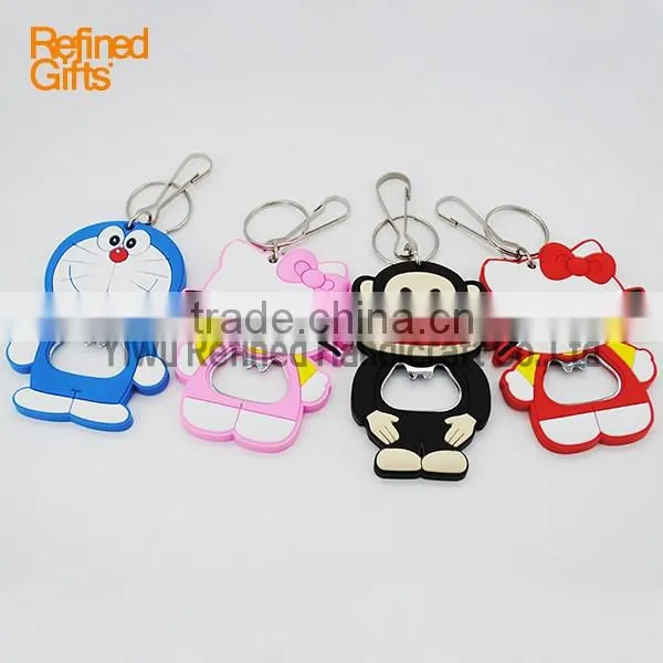 Manufacture Hello Kitty Beer Openers silicone keychain