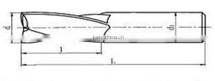 Flat end mills carbide Non Standard