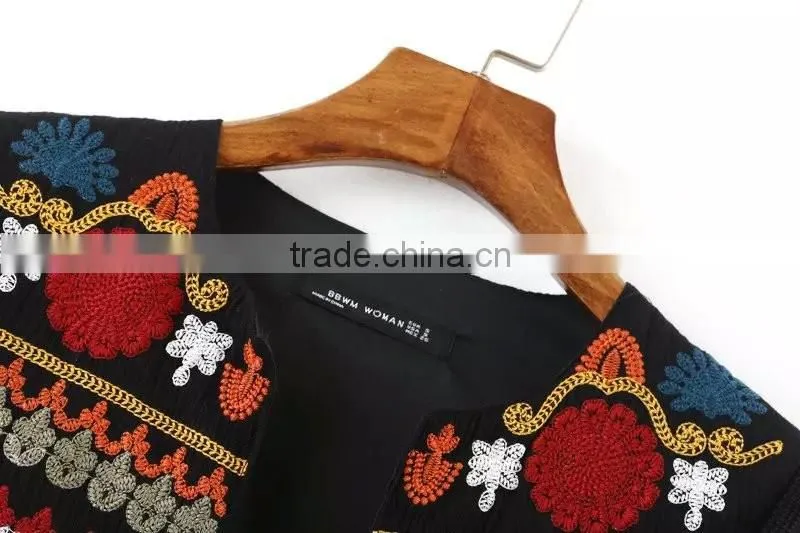 cheap china wholesale clothing embroidery tassel coat