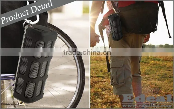 Portable water proof motorcycle bluetooth speaker with power bank function for outdoor use