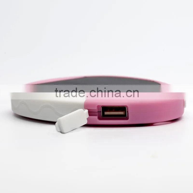lovers gift solar power bank 3000mah