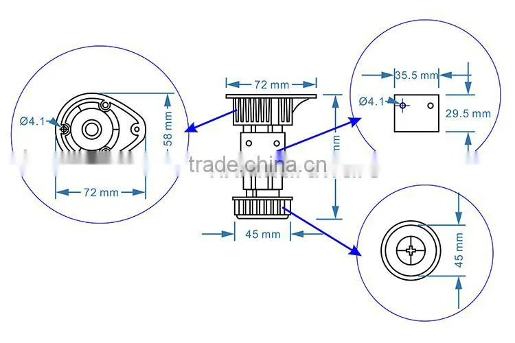 chinese high adjustable plastic cabinet legs HXM1308