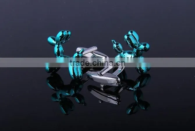 Shiny Blue Sheep Cufflink,Colors Custom Cufflink