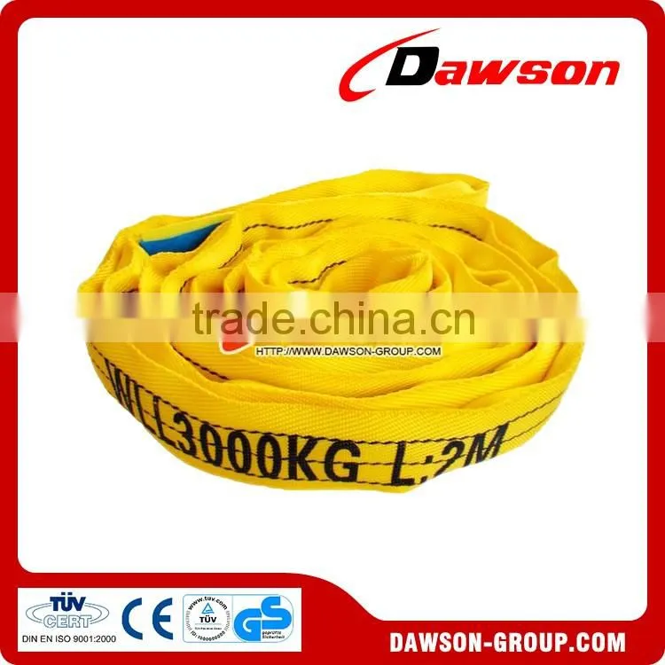 EN1492-2 Chinese 8T Crane Round Lifting Slings manufacture