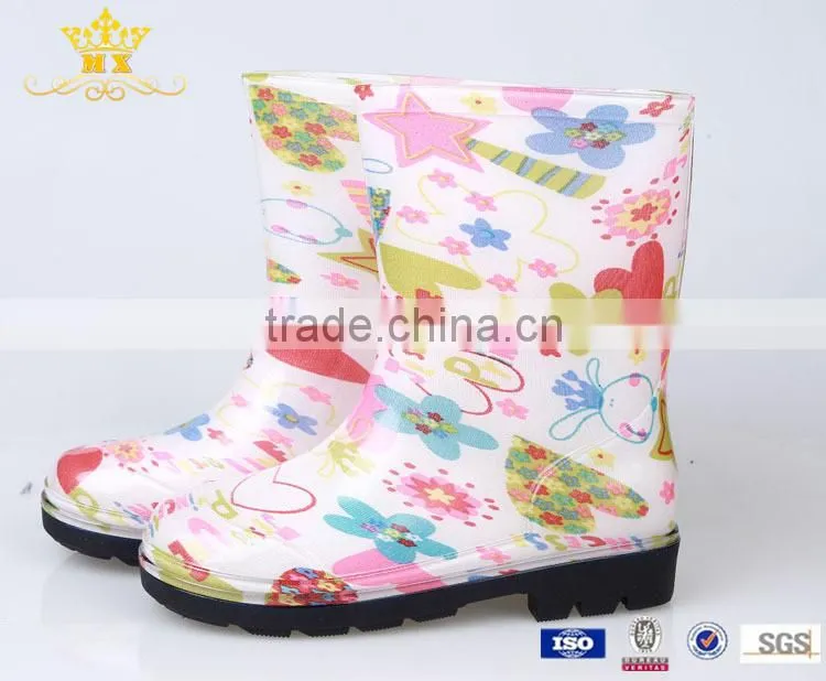 cheap rubber rain boot for child