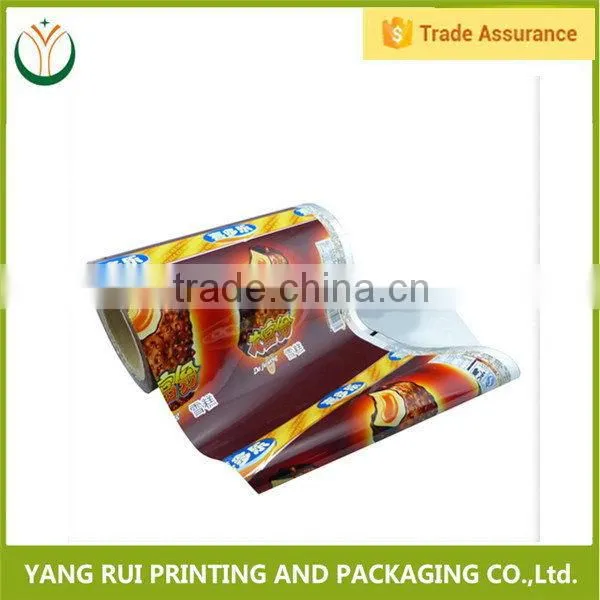Alibaba express Various Materials custom plastic film rolls,lamination automatic package film flow