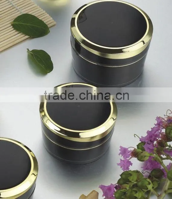 Round Acrylic Cosmetic Jar and bottle for Cream