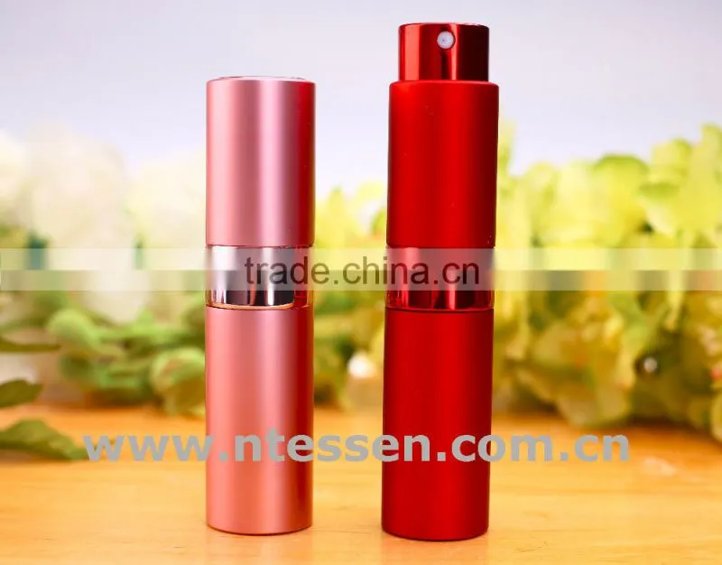 8ml /10ml /15ml Wholesale Leak Proof Aluminium Twist Up Perfume Bottle Travel Stype