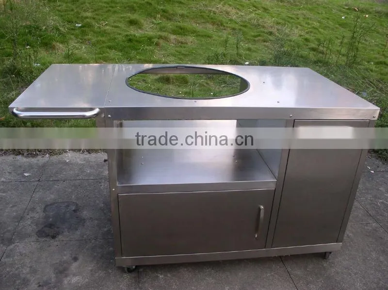 BBQ Stainless Steel Table Stand with Wheels