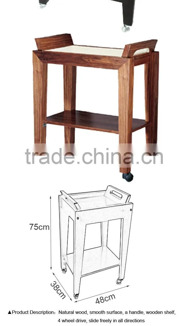 trolley 2007,for massage canter ,wooden trolly