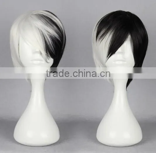 mens fashion wigs , Japanese synthetic hair bright cosplay wigs