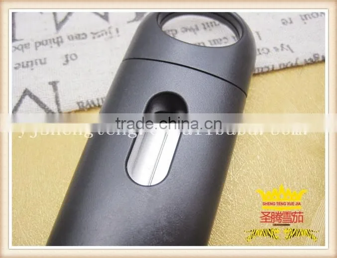 Black plastic cigar scissors, cigar cutter