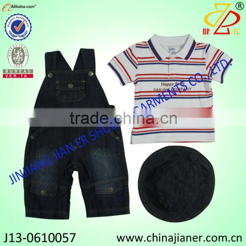 new summer fashion cotton girl 3pcs gift set