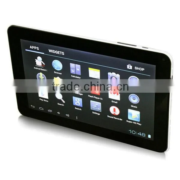 Hot Selling 2013 New Best Cheap Tablet Pc Software Download Android 4.2 With Allwinner A13 -1.5GHZ(Cortex A8) With GPU Mali-400